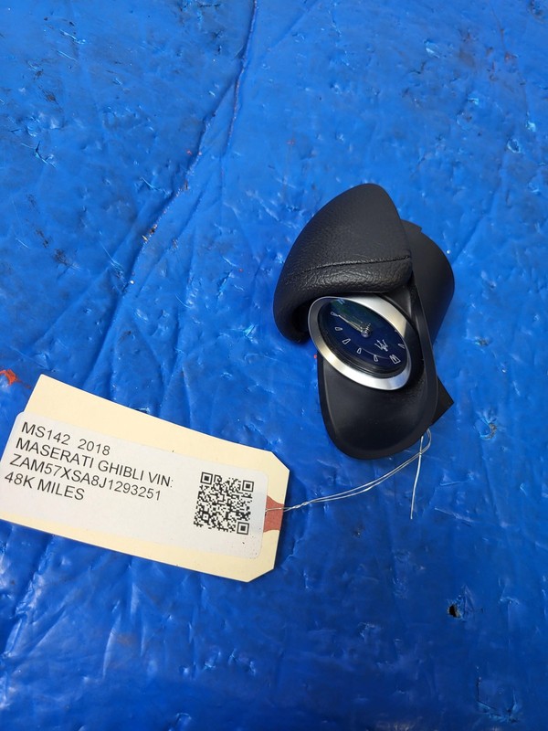 Used Oem Maserati Front Center Dashboard Analog Clock for 2014-2018 Ghibli 3.0L