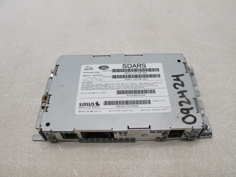 09-14 JAGUAR X250 XF XFR XFR-S SIRIUS SATELLITE RADIO CONTROL MODULE OEM 092424