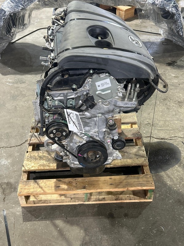 2019-2020 Mazda 3 Select 2.5L Engine Motor Vin L 8th Digit With Hoses Harness 1K