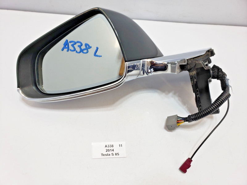✅ 2012-2020 OEM Tesla Model S Left Driver Door Exterior Side Mirror Green PMSG*