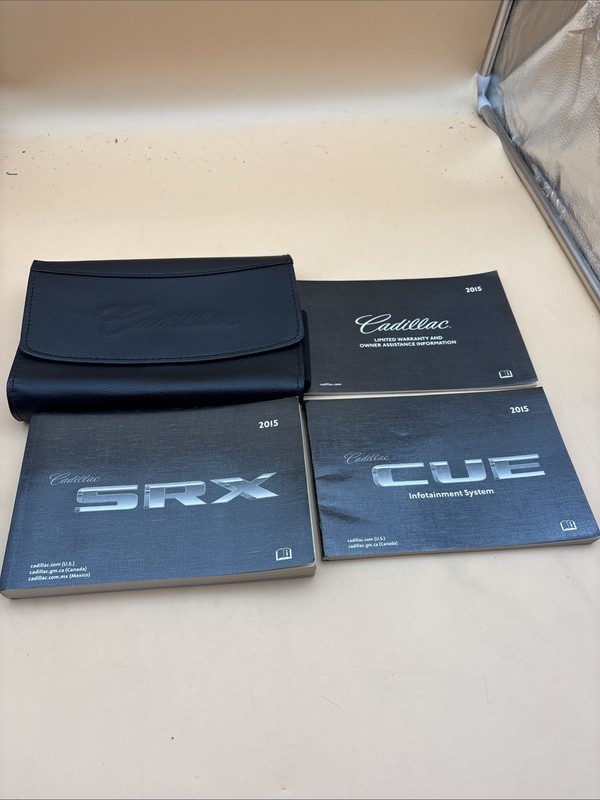 2015 Cadillac SRX Owners Manual Base luxury collection Premium collection W/Case