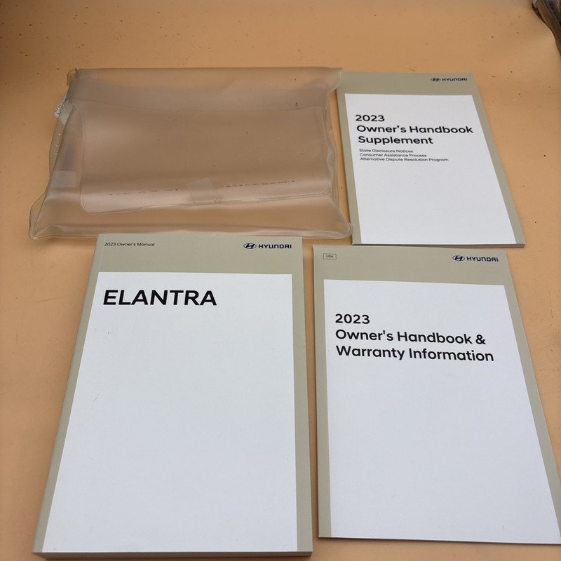 2023 Hyundai Elantra Owner's Manual SE, SEL, Limited, N Line, high-performance N