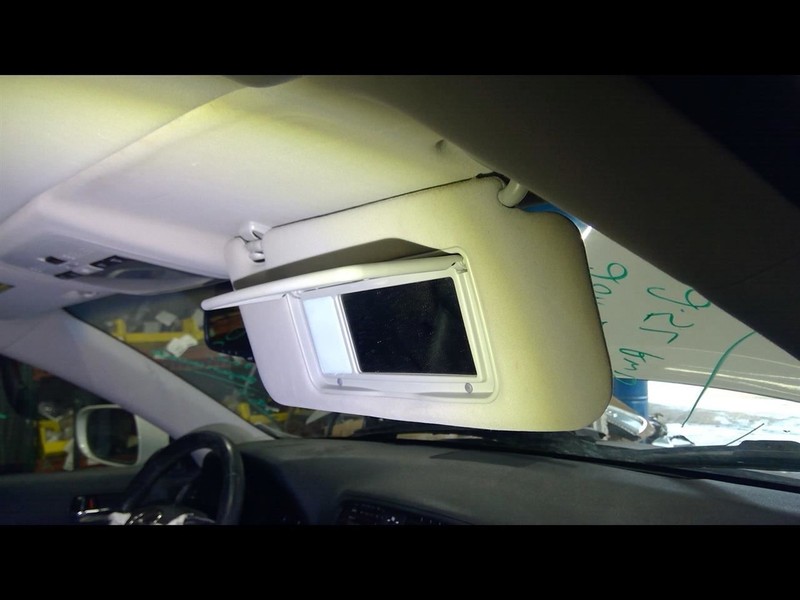 Passenger Sun Visor Illuminated Convertible Fits 10-15 LEXUS IS250 1543177