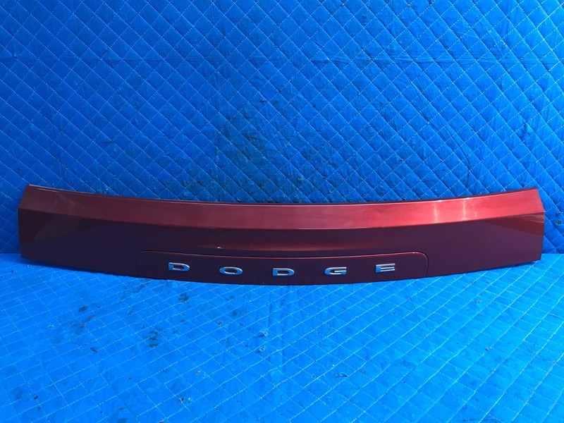 2011-2018 Dodge Grand Caravan Rear Tail Gate Trim Molding Panel OEM Red