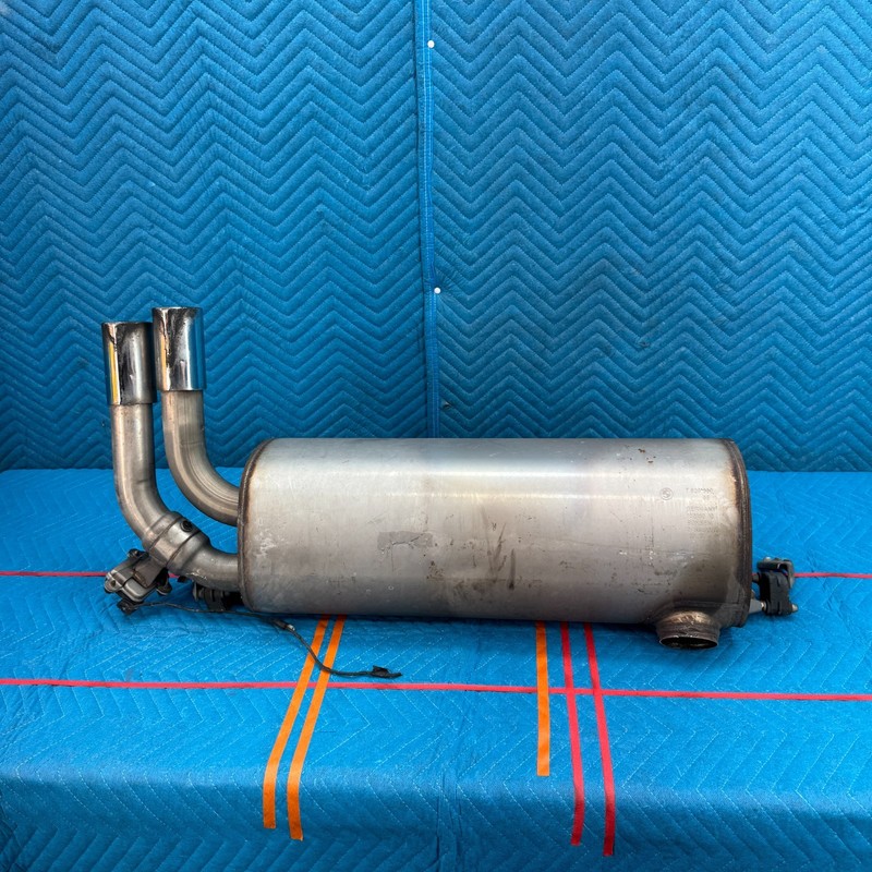 2012–2016 BMW 328i F30 Rear Exhaust Muffler OEM