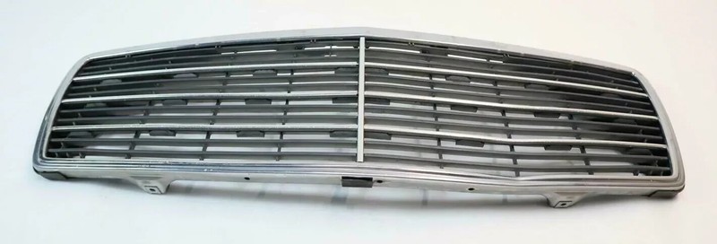 92-99 Mercedes W140 300SD S420 Front Hood Radiator Grille Grill Chrome OEM