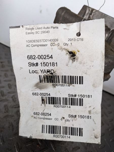 AC Compressor Coupe Fits 08-14 CTS 700114