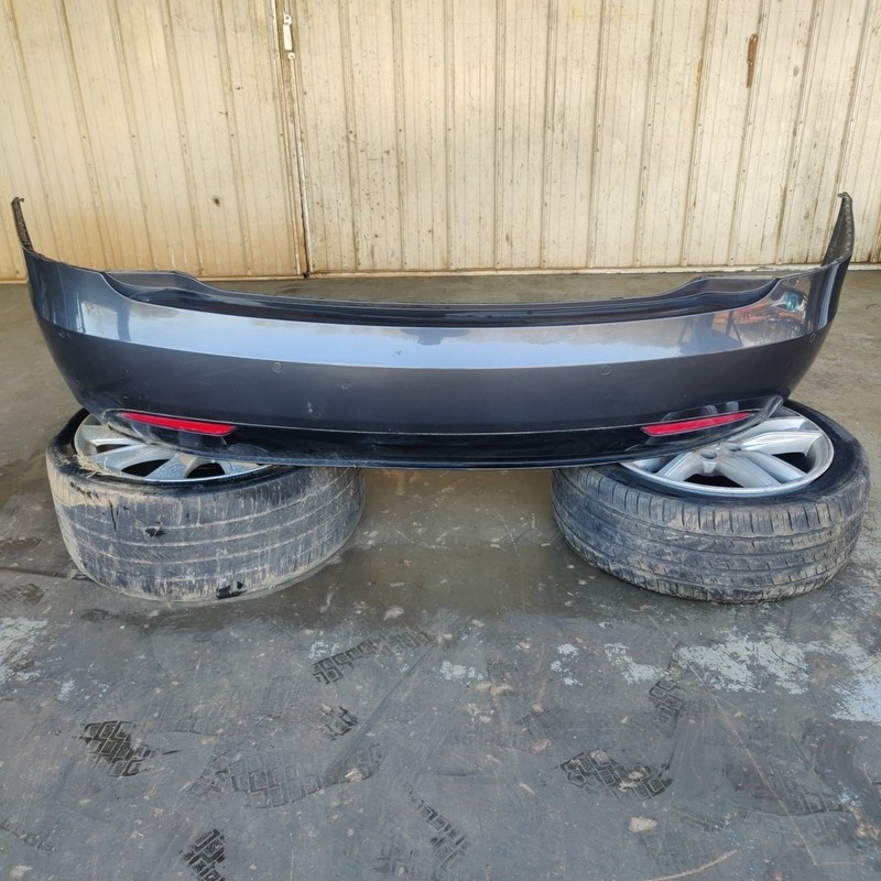 ✅ 2012-2016 OEM Tesla Model S Rear Bumper Cover Gray PMTG Shield N-968