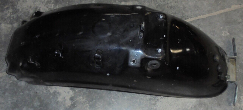 1995 Yamaha XV750 XV 750 Virago Rear Fender License Plate Holder Tail Back Black