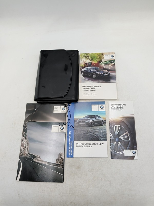 2016 BMW 4 Series Gran Coupe 428i 435i xDrive M-Sport Owners Manual Handbook Set