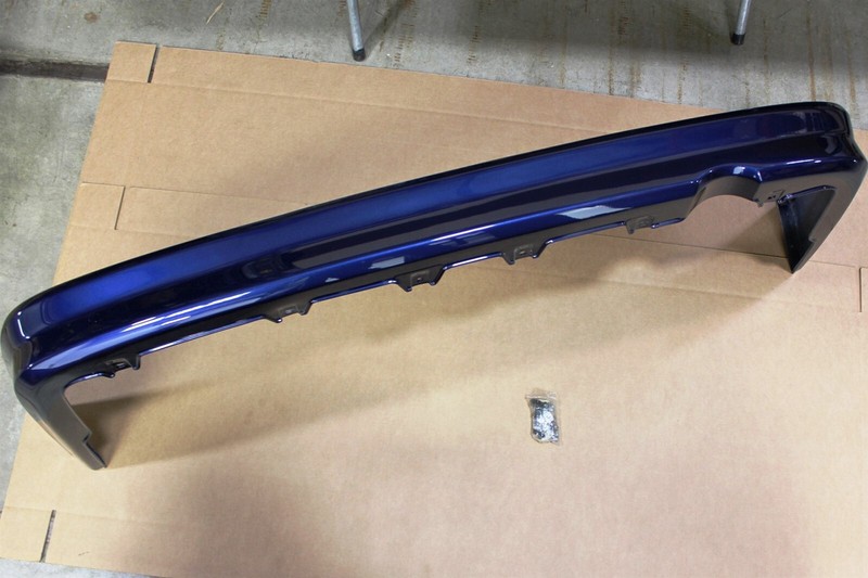 01-02 Honda Civic Coupe Rear Bumper Lip Blue 08F03S5P130 OEM