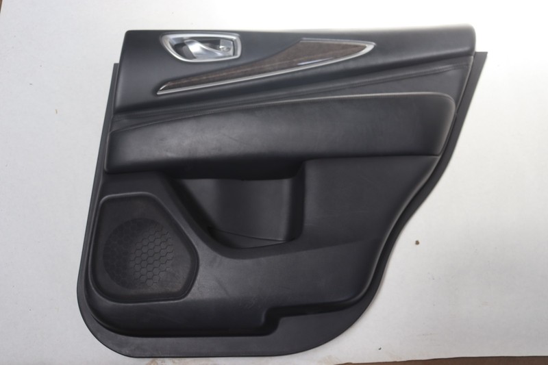 2013 INFINITI JX35 REAR RIGHT SIDE DOOR PANEL TRIM COVER BLACK OEM