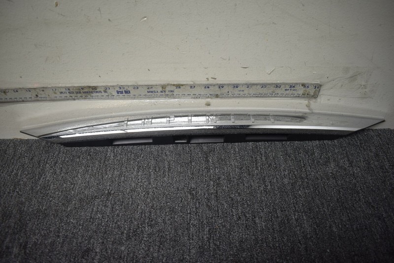 2017-2019 INFINITI Q50 REAR TRUNK LID MOLDING FACTORY OEM