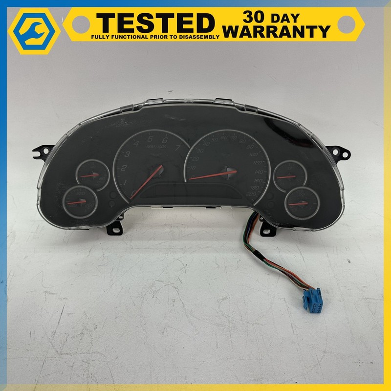 06-08 Chevy Corvette C6 INSTRUMENT CLUSTER SPEEDOMETER OEM 25802191