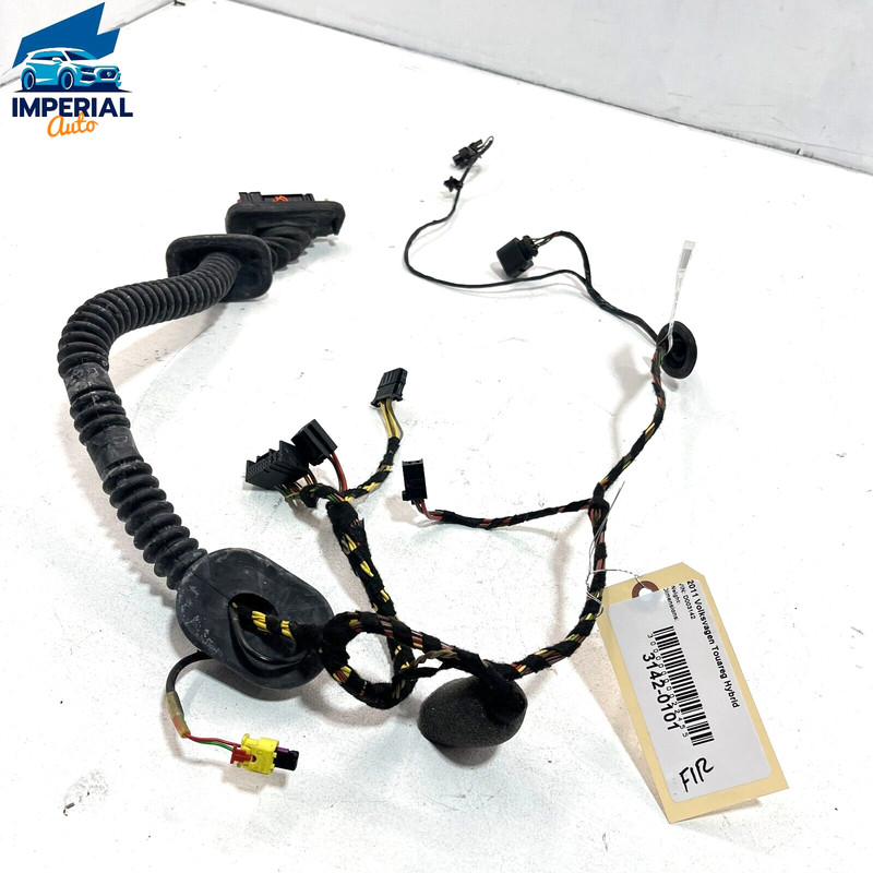VOLKSWAGEN TOUAREG 2011-2014 FRONT RIGHT PASSENGER DOOR WIRE WIRING HARNESS OEM