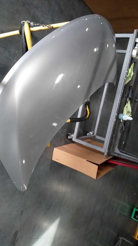 2015 Nissan Quest OEM Silver Hood Panel - Used, 145k Miles, Warranty