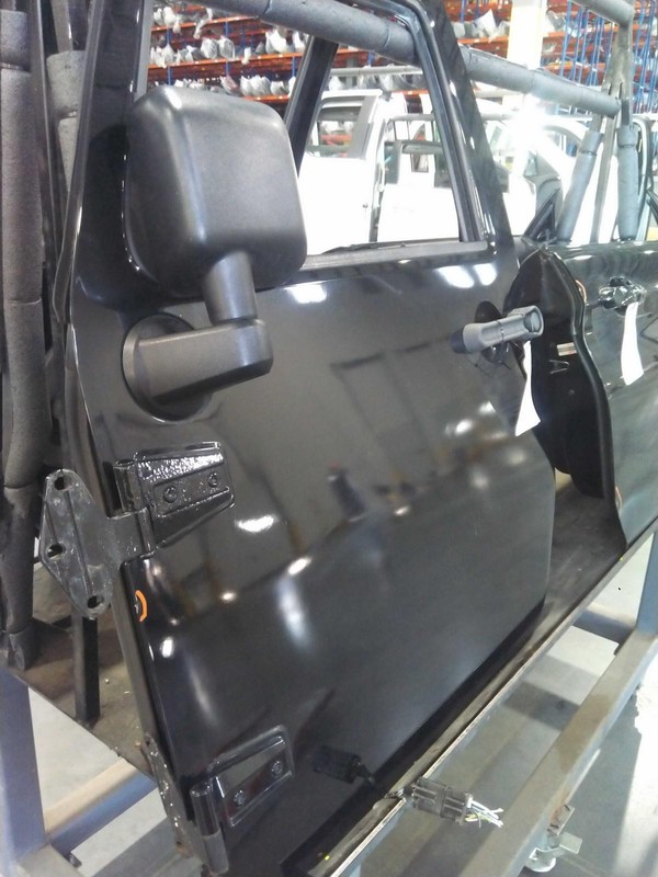 2008 Jeep Wrangler Left Door Black Used OEM 617067 4DR SUV Deep Chip