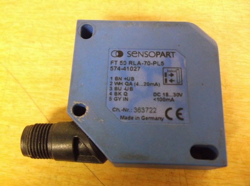Sensopart FT50RLA-70-PL5 Distance Sensor 574-41027 *FREE SHIPPING*