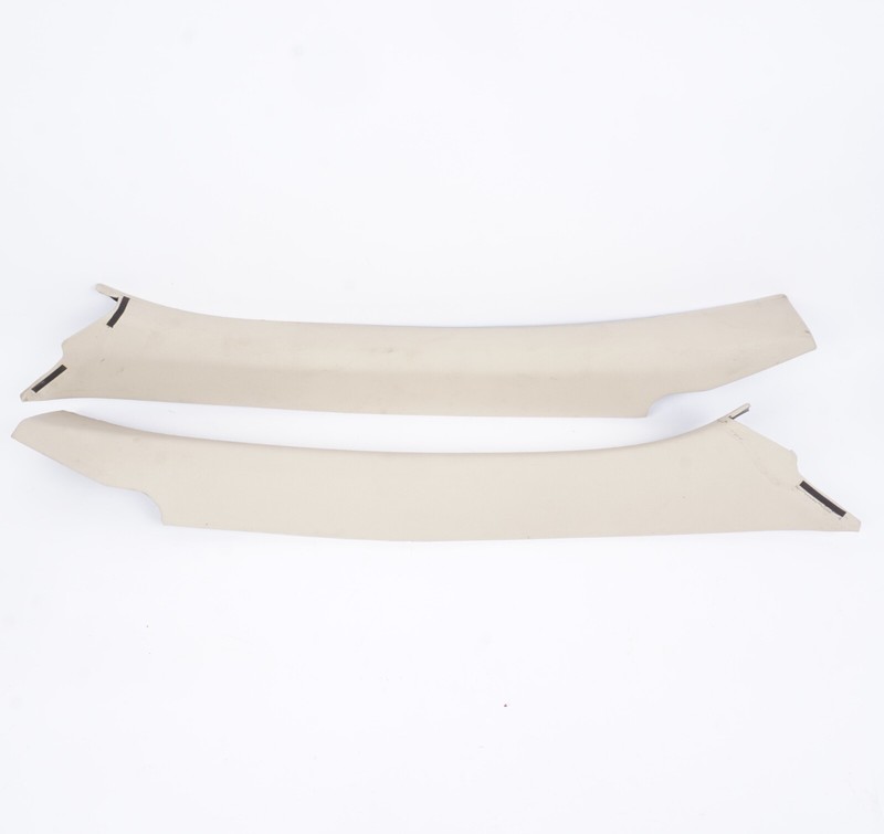 14-17 MERCEDES W207 E400 E350 COUPE FRONT RIGHT LEFT TRIM A PILLAR OEM BEIGE