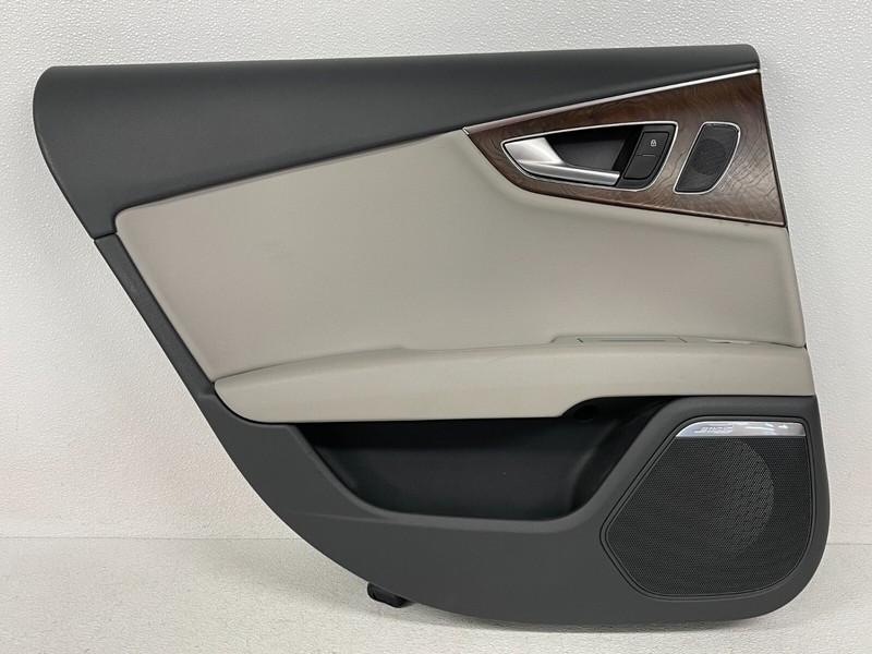 ⭐16-18 AUDI A7 S7 RS7 REAR LEFT DRIVER SIDE INTERIOR DOOR TRIM PANEL OE LOT2359
