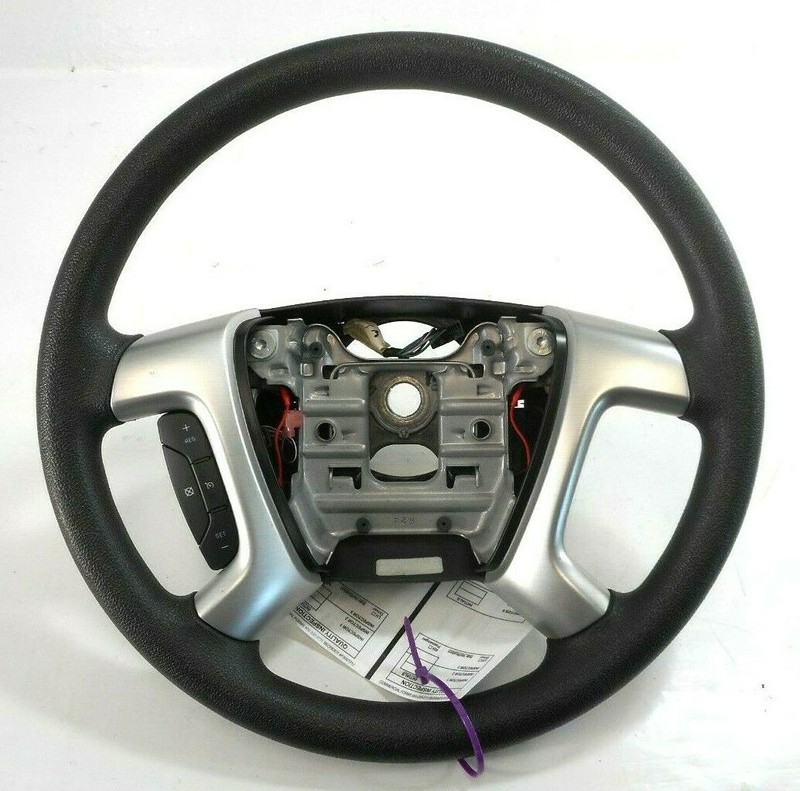 08 GMC Acadia Driver Wheel W/ Cruise Controls OEM Four 4 Spoke