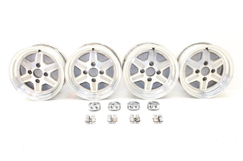 Complete Set of 14x6 Inch 6 Spoke Wheels Fits 81-83 280ZX