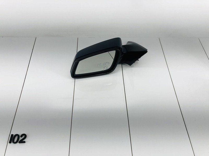 14-15 BMW 650I XDRIVE LEFT SIDE EXTERIOR VIEW MIRROR TIEFSEEBLAU METALLIC OEM