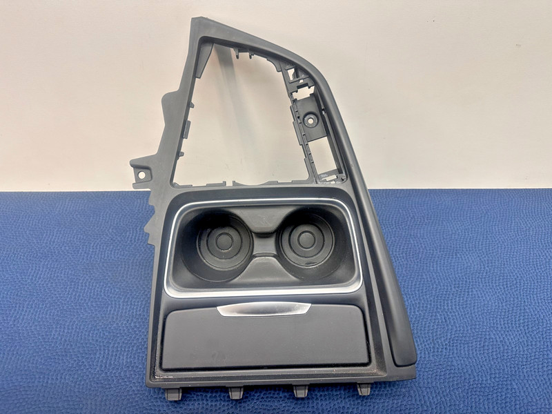 14–17 BMW F30 328iX Center Console Cup Holder Ashtray Shifter Bezel Cover OEM
