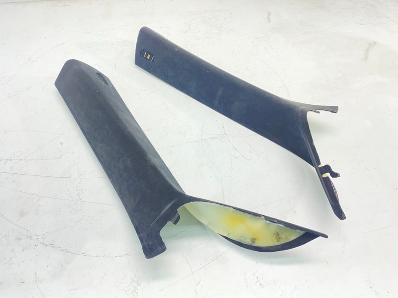 BMW F06 F13 6 Series M6 A Pillar Upper Trim Cover Panel Alcantara Black Set OEM✅