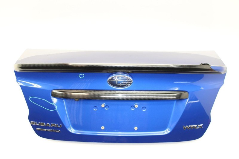 Blue Trunk Lid with Spoiler Fits 15-21 WRX
