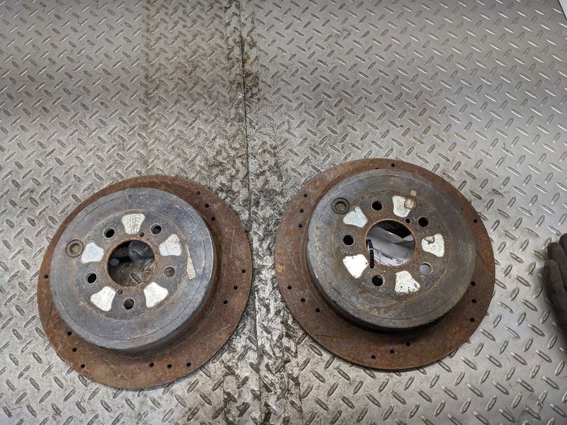 Rear Brakes Rotor Turbo Wrx Fits 08-14 IMPREZA 1173419