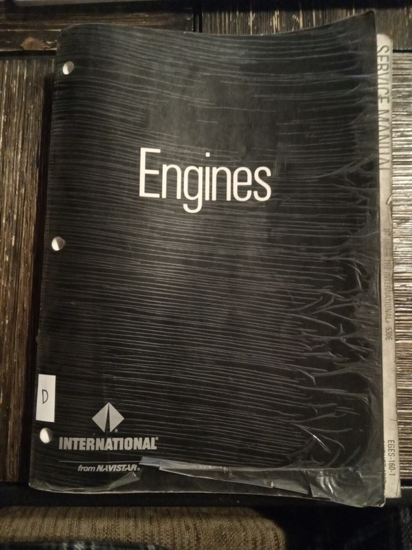 INTERNATIONAL Engines Service Manual EGES-160-1 August 1997
