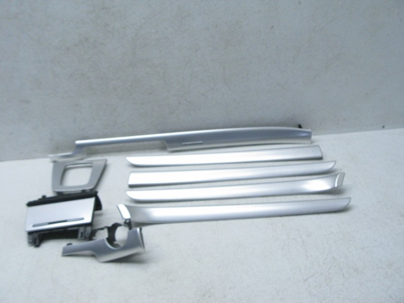04-08 AUDI B7 A4 SEDAN ALUMINUM INTERIOR TRIM MOLDING KIT OEM 090722