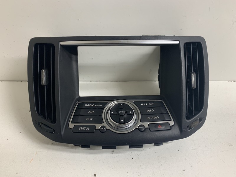 2008-2013 Infiniti G37 NON-NAV Heater A/C Stereo Climate Bezel Hood Trim Cover