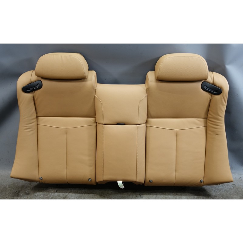 08-10 BMW E63 E64 650i Rear Seat Backrest Cushion Pad Saddle Brown Leather OEM