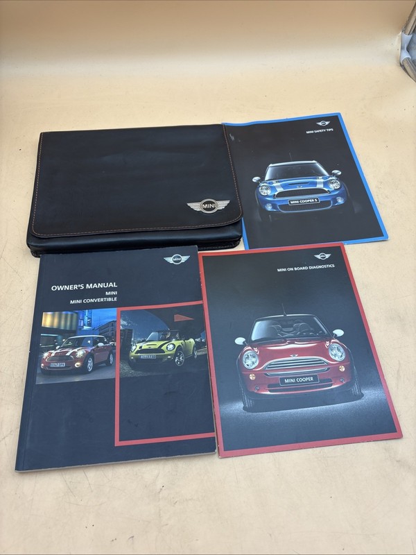 2010 Mini Convertible Owners Manual safety Tips With Case Included