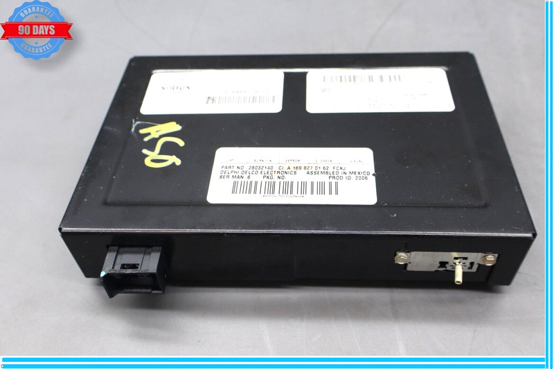 03-09 Mercedes E350 Sirius Satellite Radio Receiver Module A1698270162 Oem