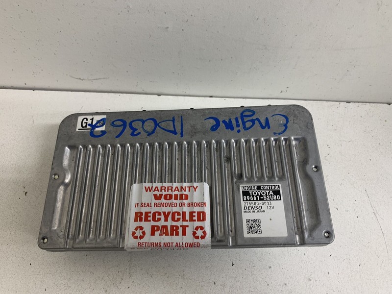 2012-2013 Toyota Prius C 89661-52U80 Engine Computer Control Module Ecu Pcu Pcm