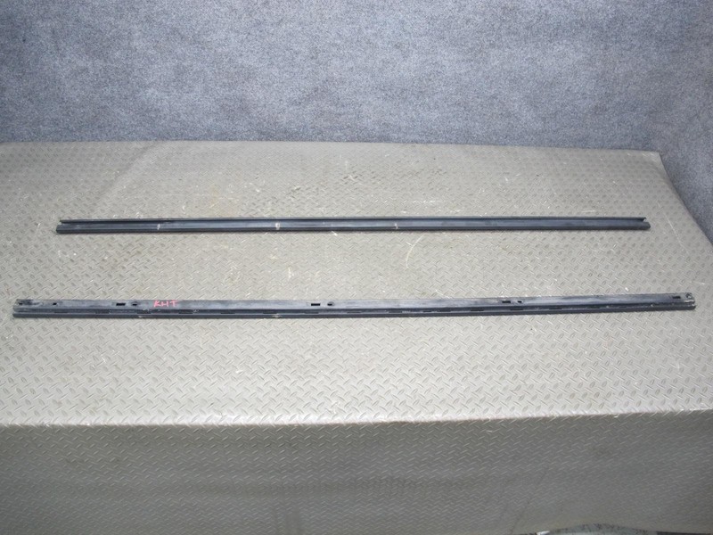 2005-2009 HUMMER H2 SUT LEFT & RIGHT ROOF RAIL TRACK LUGGAGE BRACKET MOLDING SET