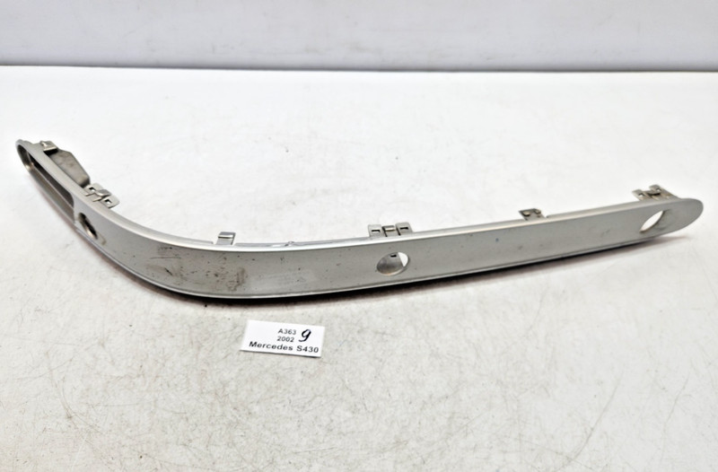 ✅ 00-06 OEM Mercedes W220 S430 S500 Front Left Driver Bumper Molding Silver