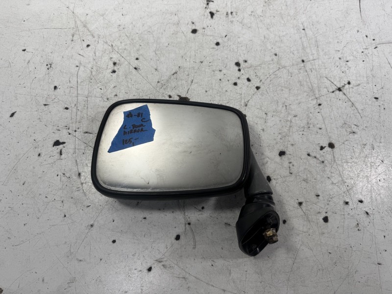 80-81 Honda Civic Left Door Mirror Black OEM