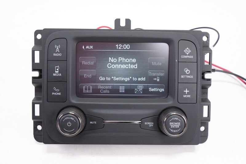 DODGE RAM 1500Radio Multimedia Audio AM-FM Control w/ Code OEM 2021 - 2024