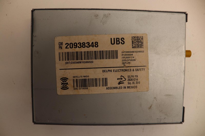 2010-2011 CHEVY TAHOE AUDIO EQUIPMENT RADIO SATELLITE RECEIVER MODULE OEM