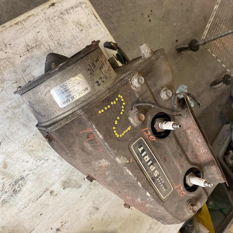 Vintage 1970’s 80’s Arctic Cat Jag 3000 Fan Suzuki Spirit Snowmobile Motor #2