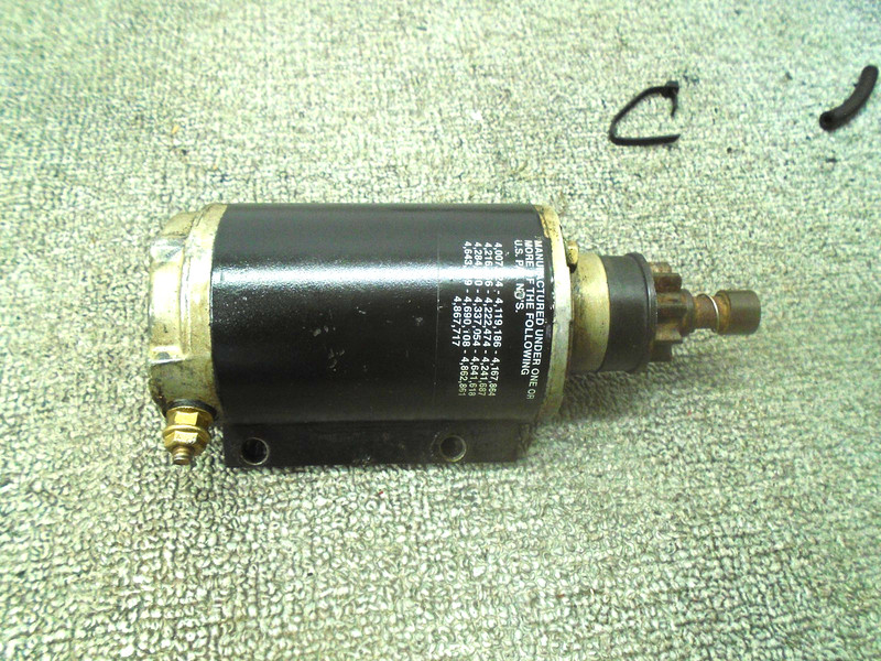 Used OEM Starter Motor Assy 0585056 Johnson Evinrude 2 Cylinder 40-50 HP MOTOR