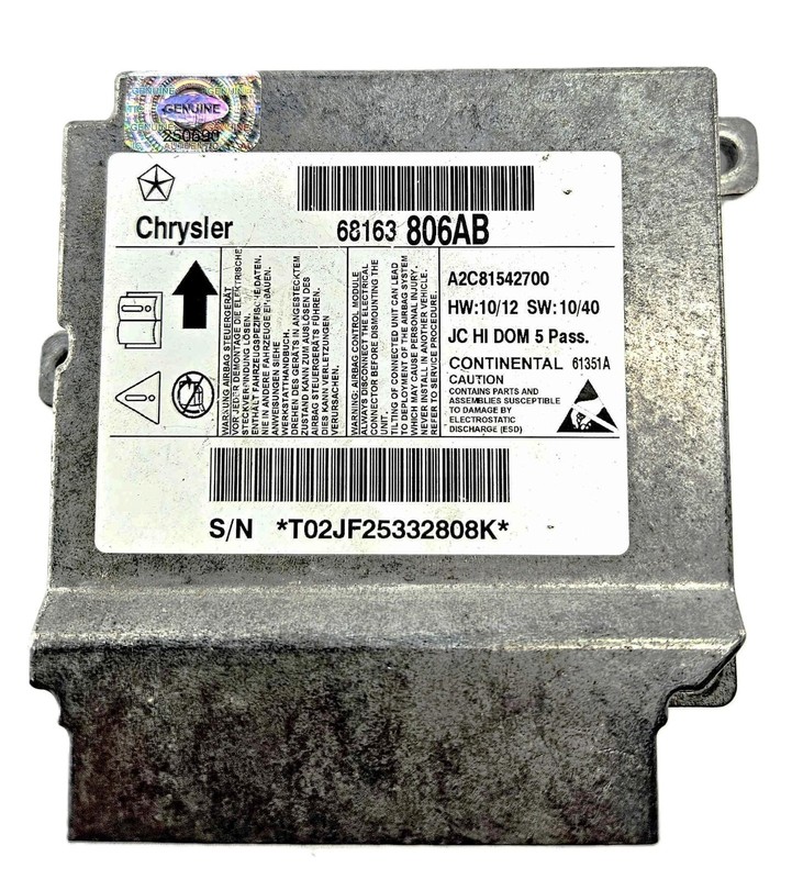2013-2017 Dodge Journey Diagnostic Computer Control Module OEM 68163806AB