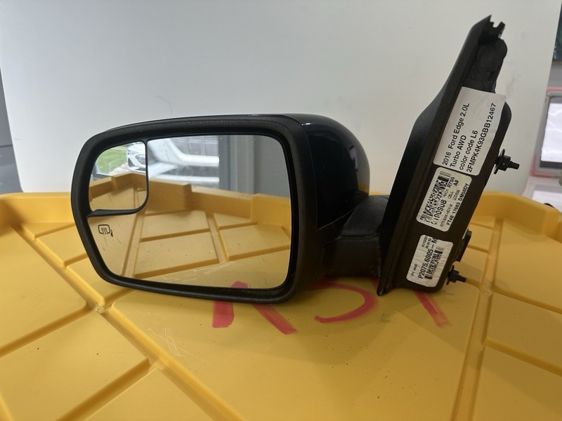 2016 Ford Edge Drivers Left Side Heated Rear View Mirror Color L6 OEM