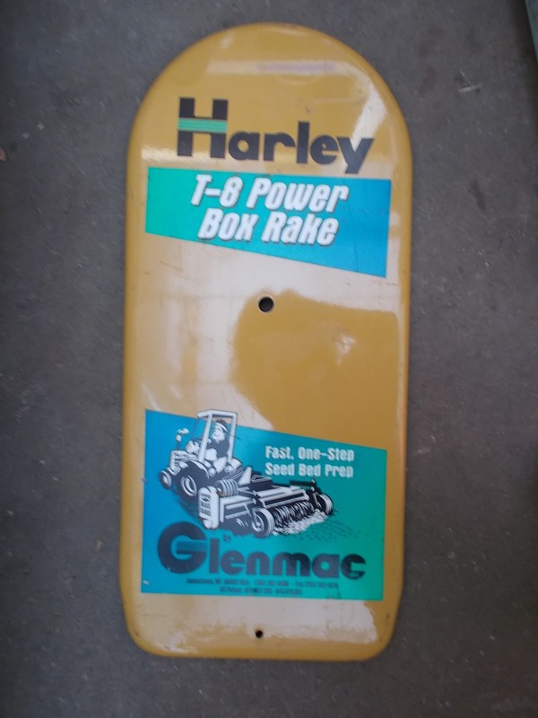 Harley T-8 Power Box Rake Cover Glenmac 23-1/4x10-1/2x1*FREE SHIPPING*