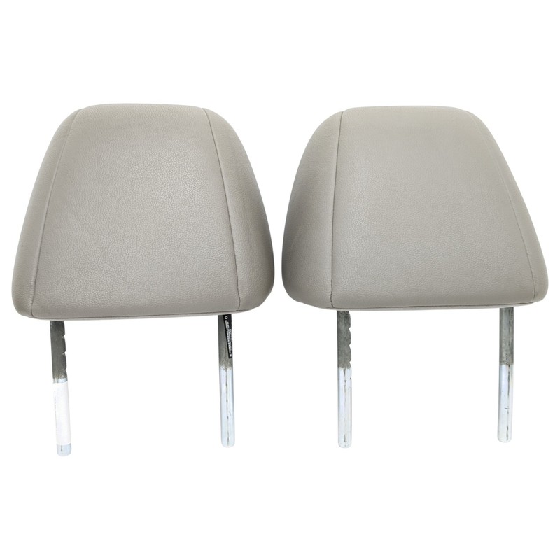 2011-2017 Honda Odyssey Rear 2nd Second Row Head Rest Headrest Pair Gray Leather