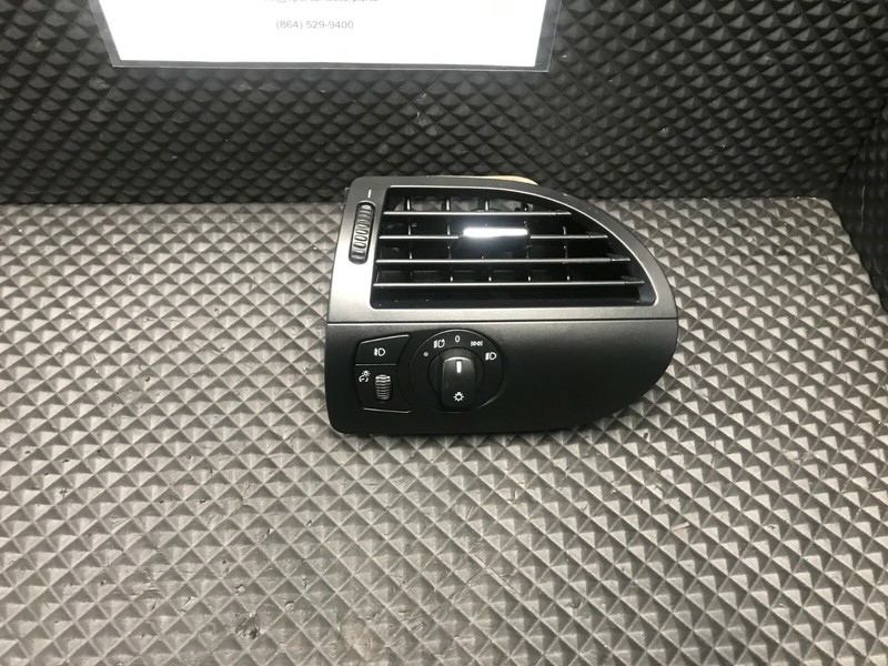 2006-2010 BMW 650I headlight headlamp switch control w/ air vent duct Assy. OEM